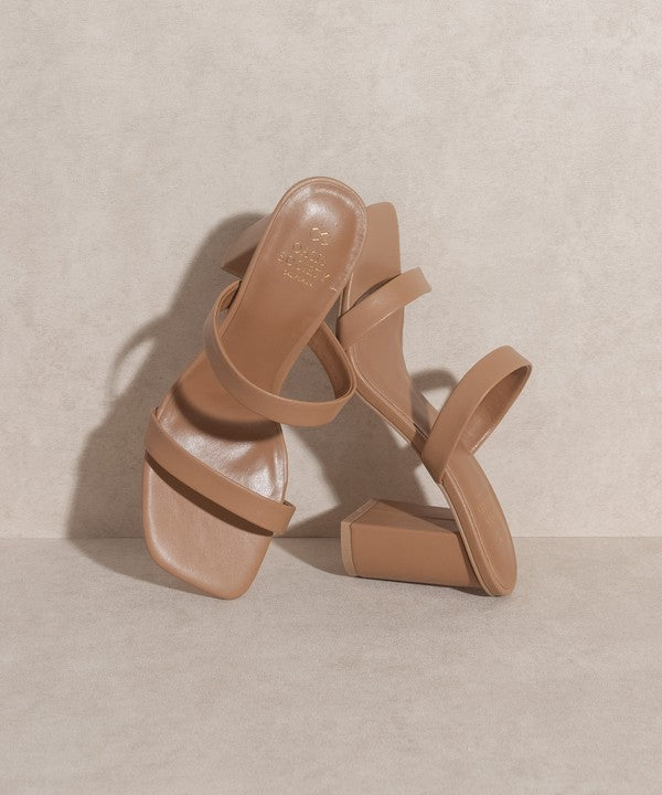 KHLOE MODERN STRAPPY HEEL TAUPE