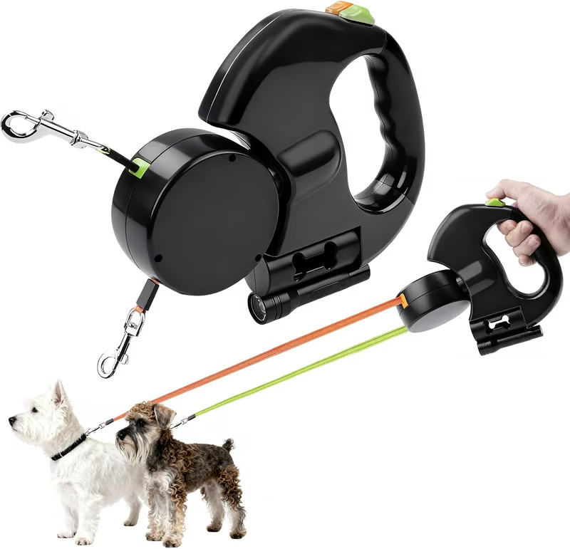 Dual Dog Retractable Leash