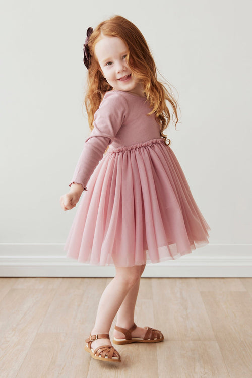ANNA TULLE DRESS - FLORA