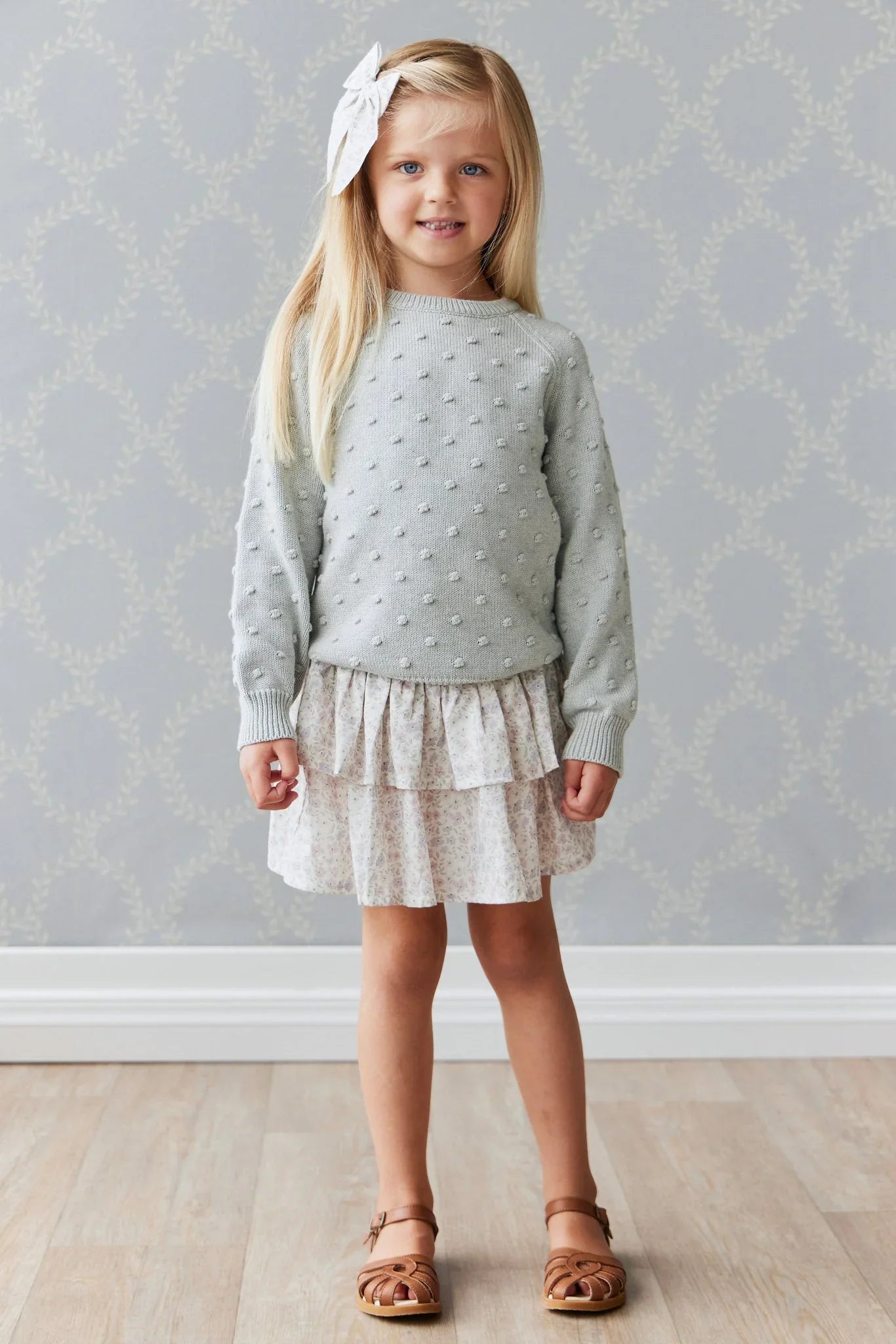 ORGANIC COTTON SAMANTHA SKIRT - FIFI LILAC